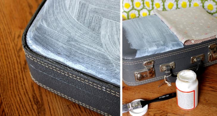Upcycling old suitcases top
